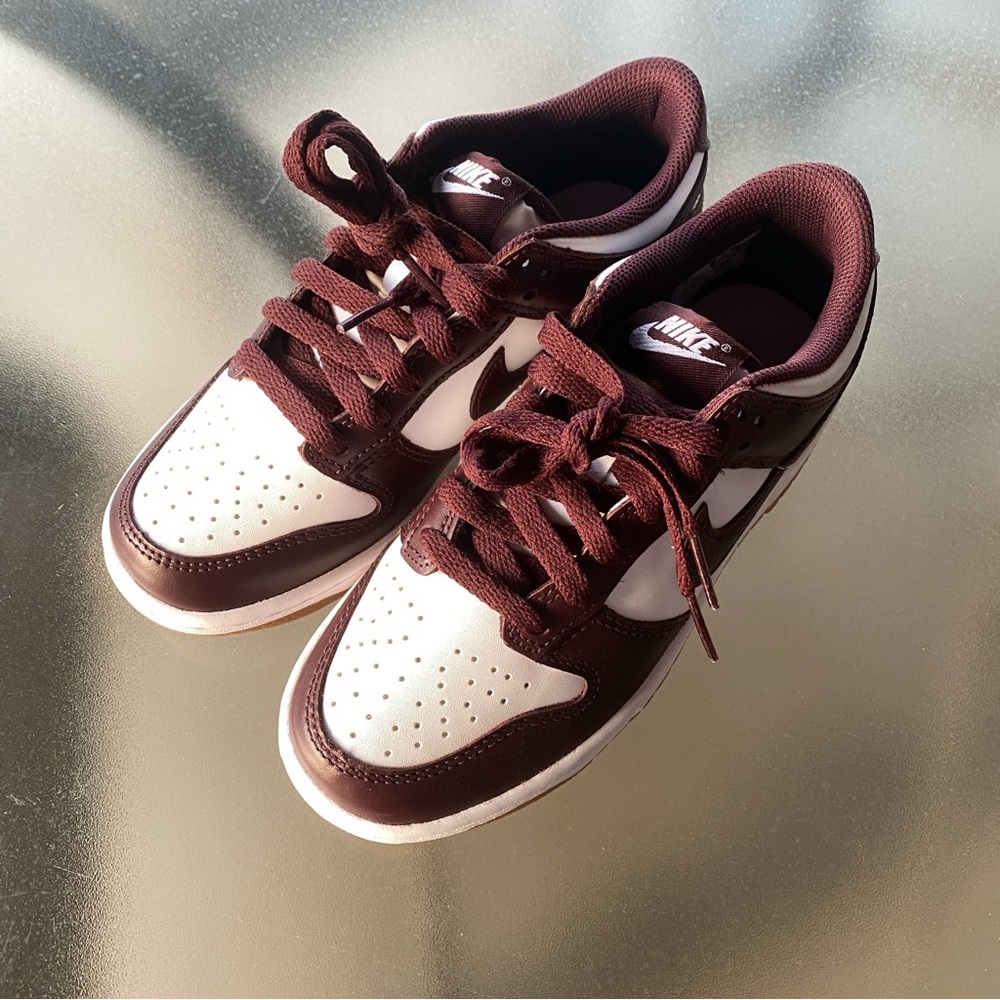 Nike Dunk Low 'Burgundy Crush Gum' Sneakers (GS)